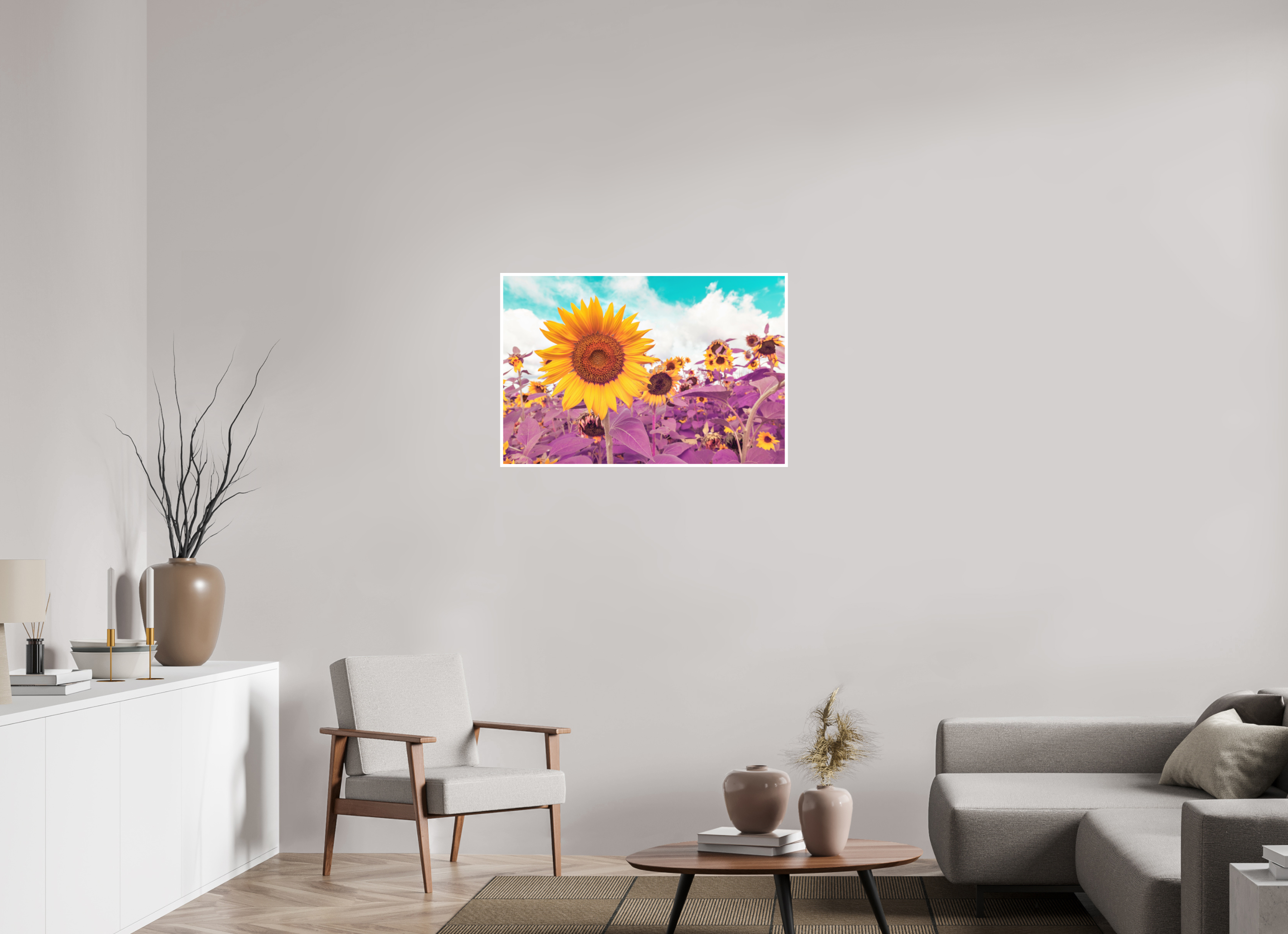 36 x 24″, Photo Print On Fuji Crystal DP II, Matte Sunflower