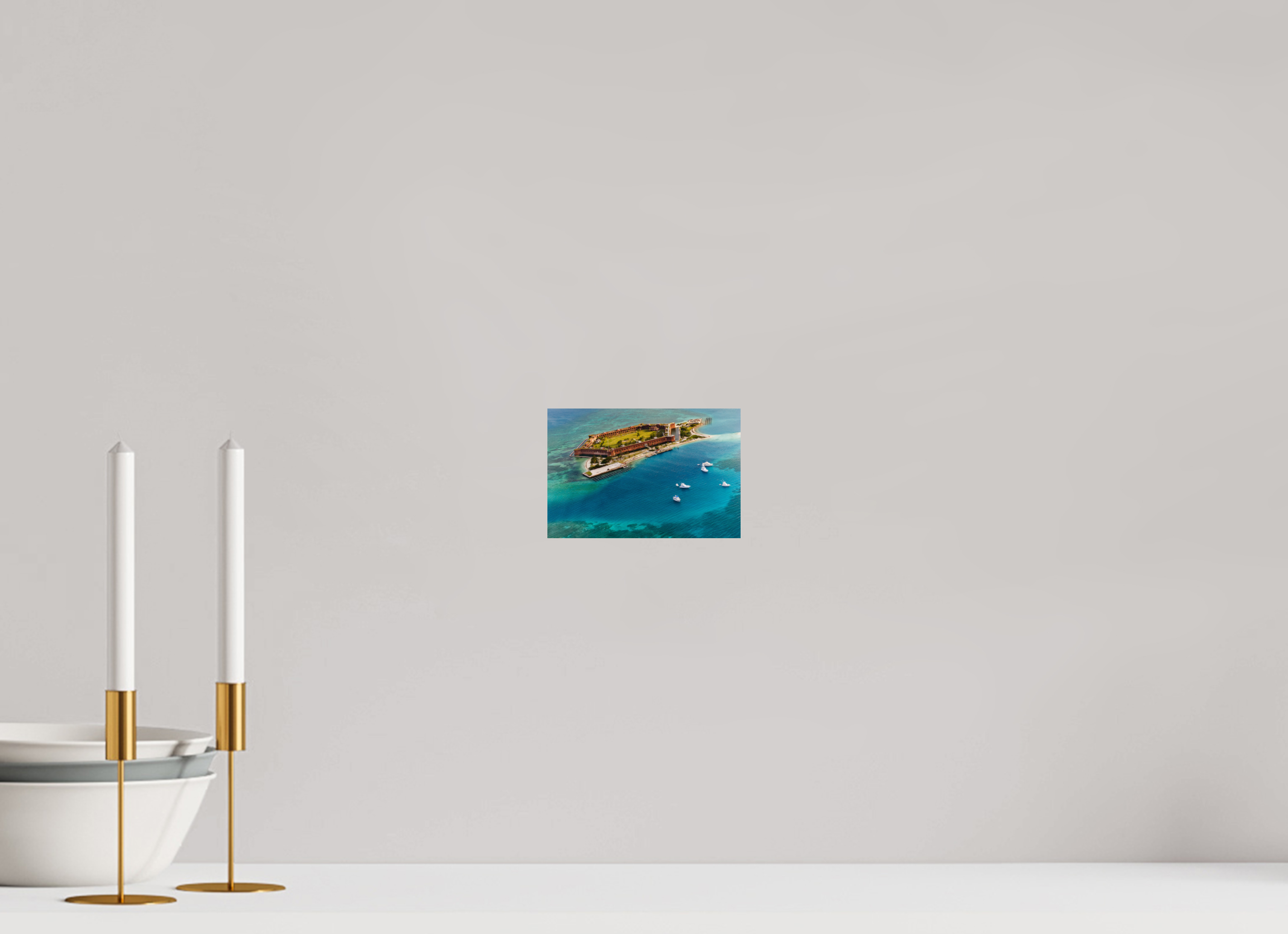 6 x 4″, ChromaLuxe HD Metal Print Fort Jefferson