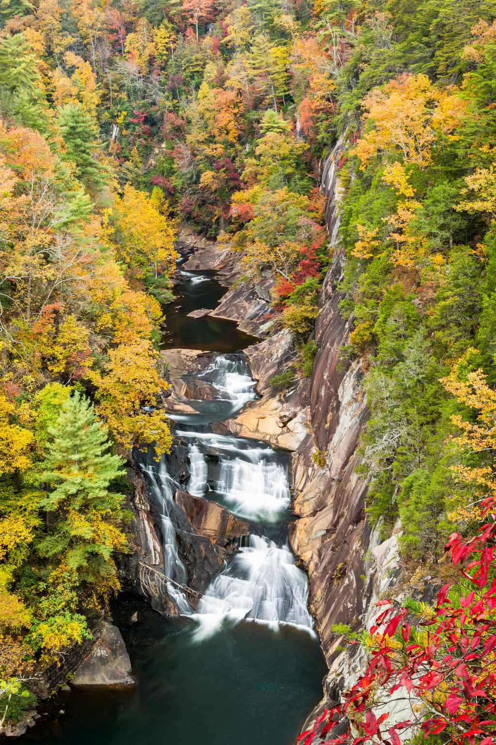 Autumn Waterfalls, Tallulah Gorge