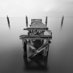 Lonely Dock — Black & White Fine Art Photography