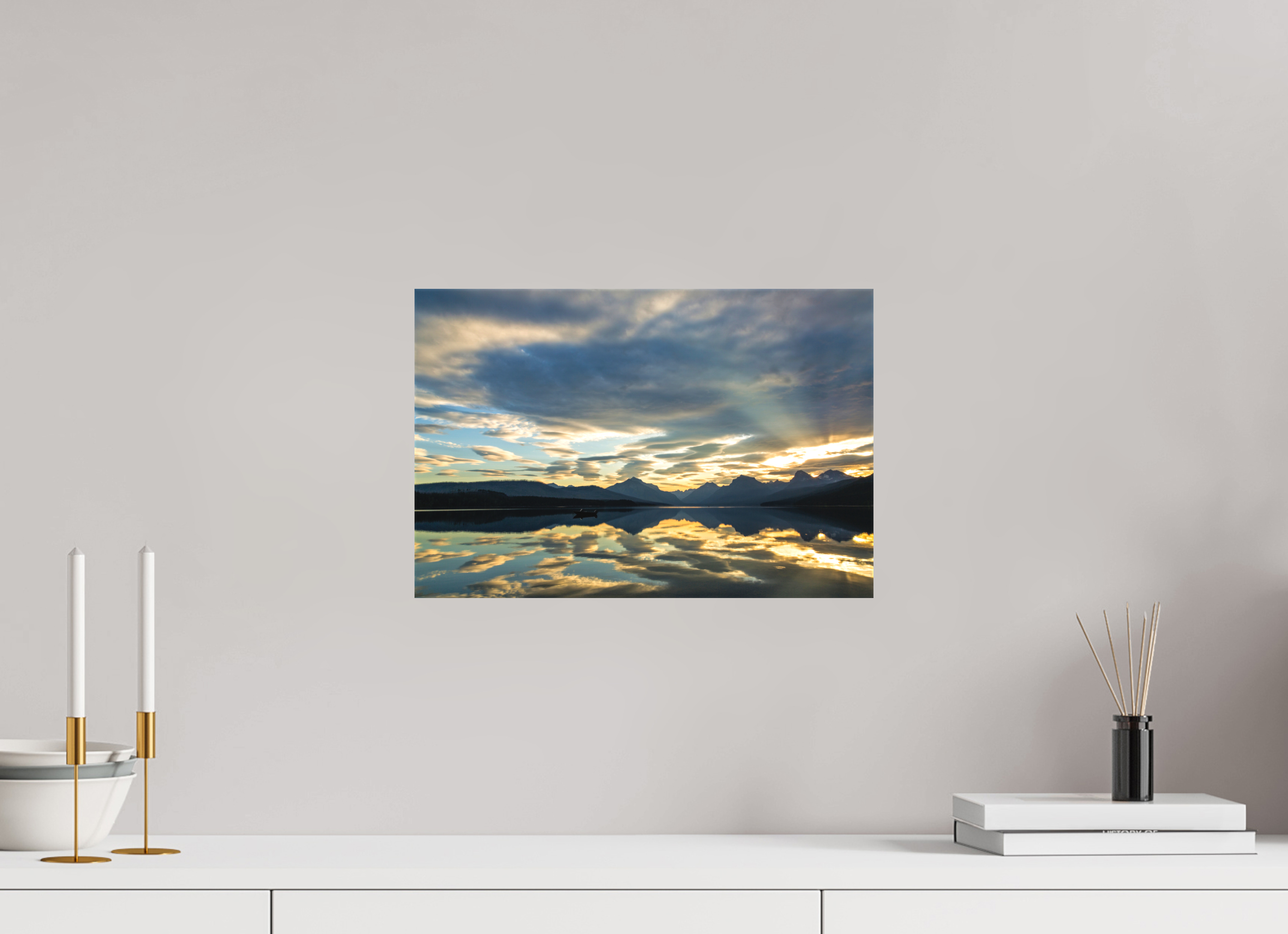 15 x 10″, Matte Canvas on Stretcher Frame 1.57 Lake McDonald