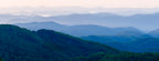 Blue Ridge Mountains at Dawn — Panoramic