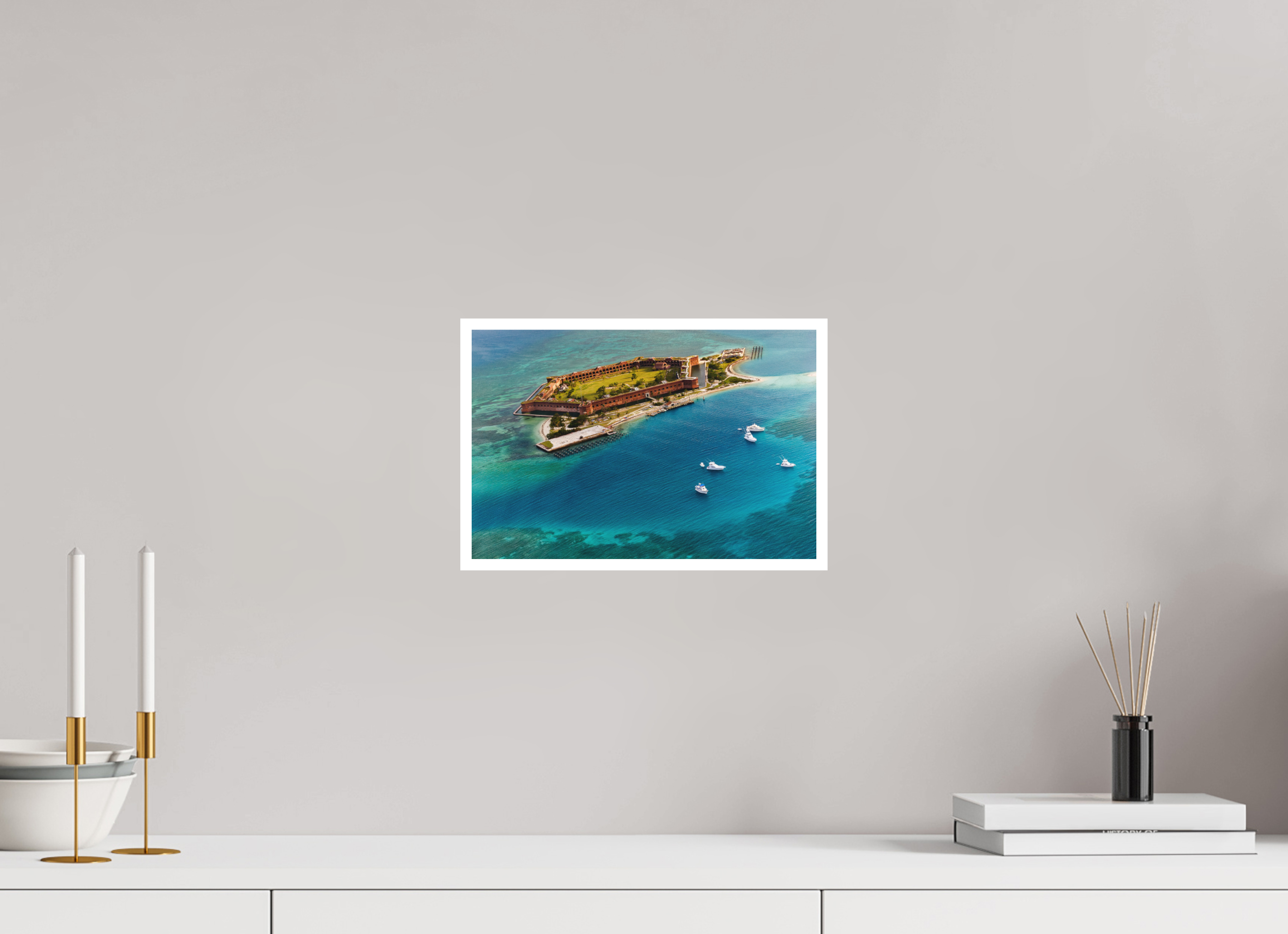 12 x 8″, Photo Print On Fuji Crystal DP II, Matte Fort Jefferson