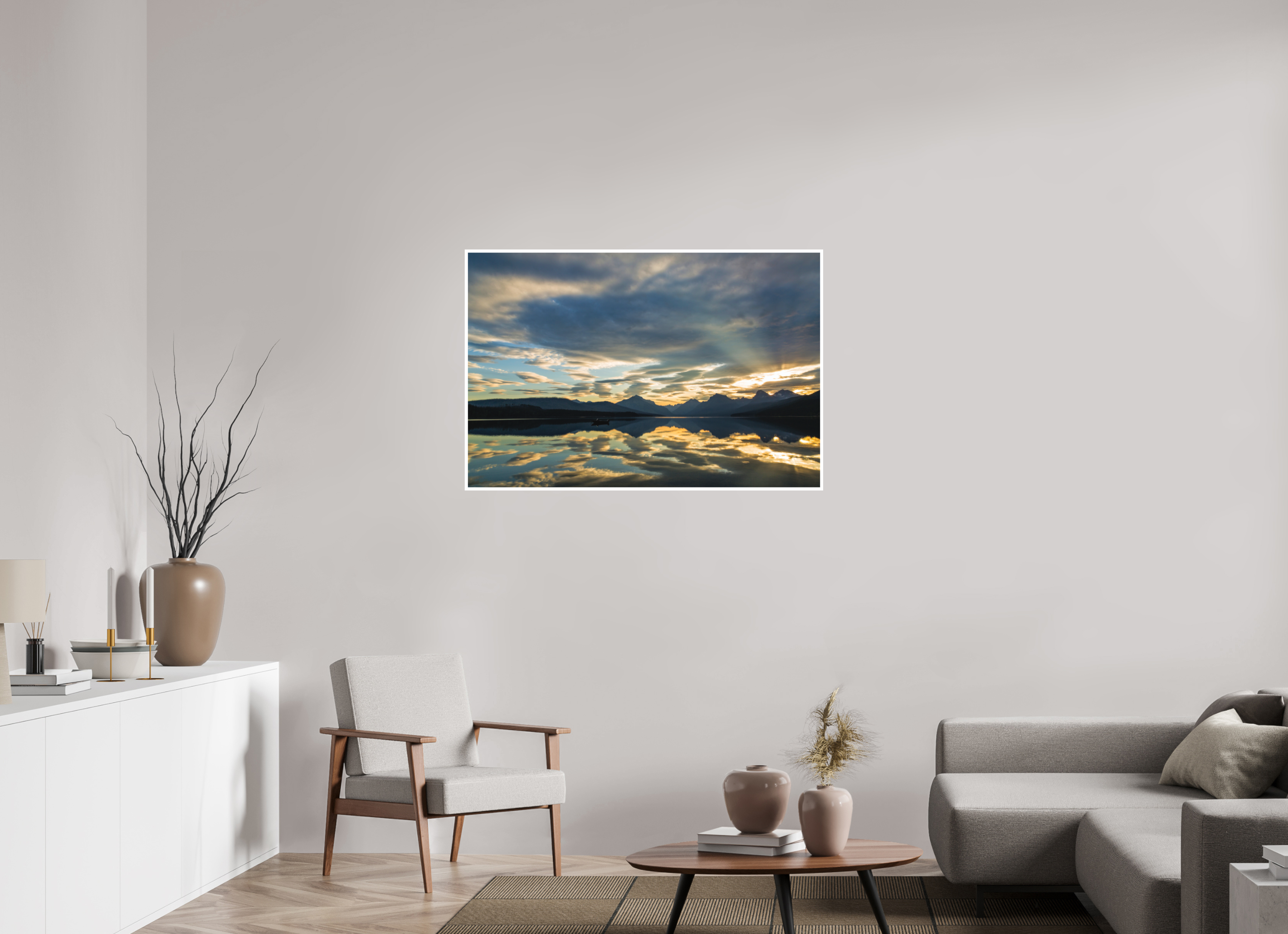 45 x 30″, Fine Art Print Lake McDonald