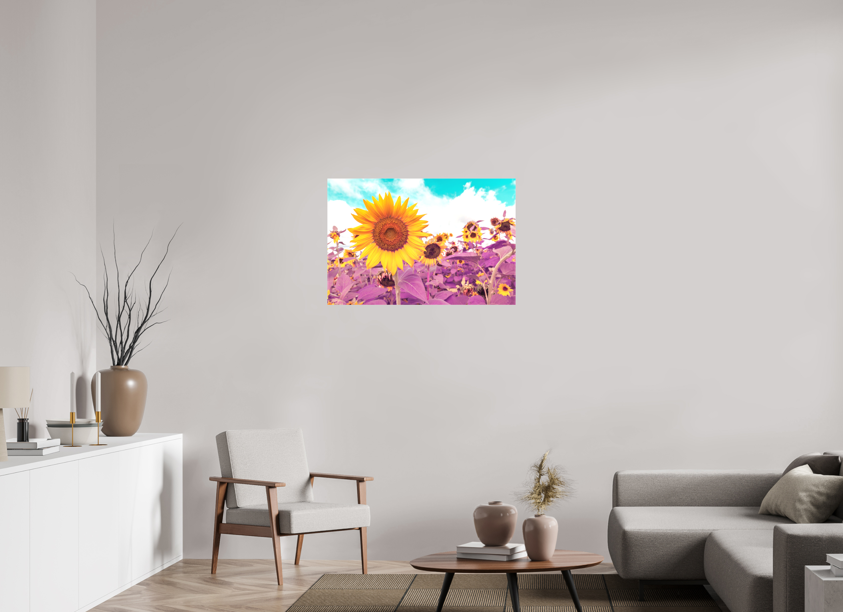36 x 24″, Matte Canvas on Stretcher Frame 1.57 Sunflower