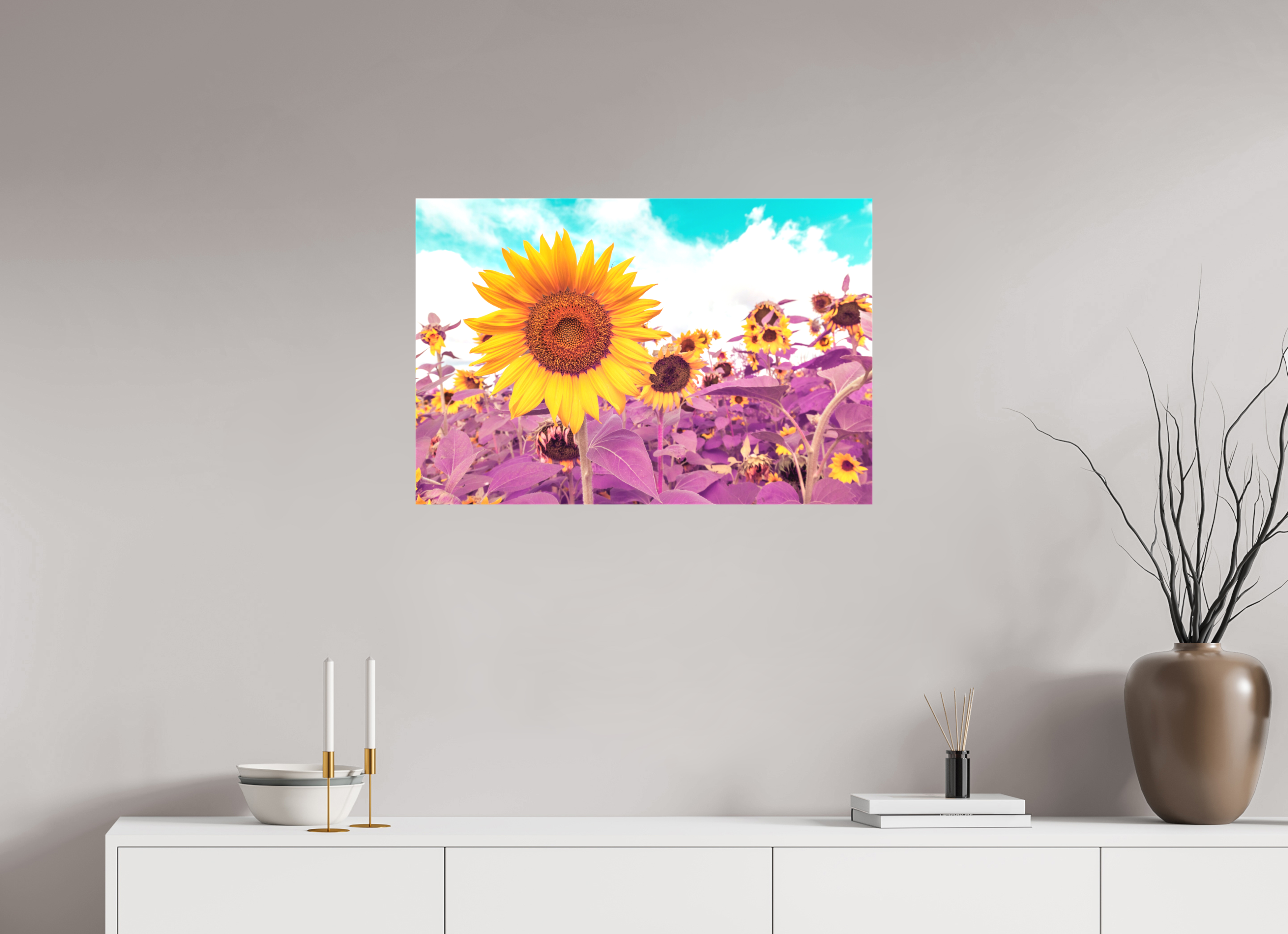 30 x 20″, Matte Canvas on Stretcher Frame 1.57 Sunflower