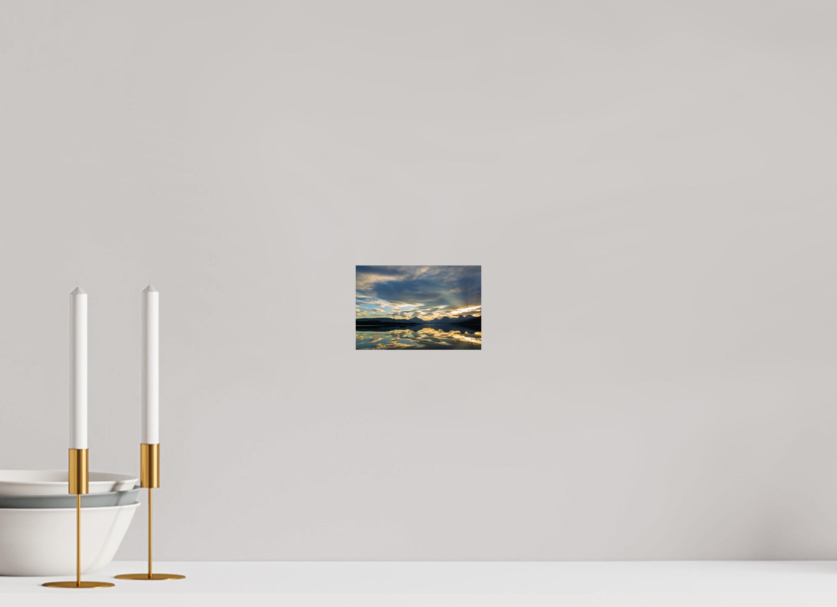 6 x 4″, ChromaLuxe HD Metal Print Lake McDonald
