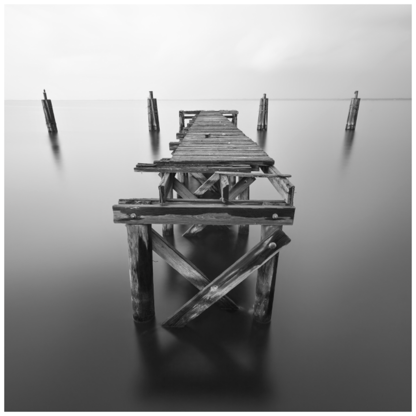 Main image Lonely Dock — Black & White Fine Art Photography