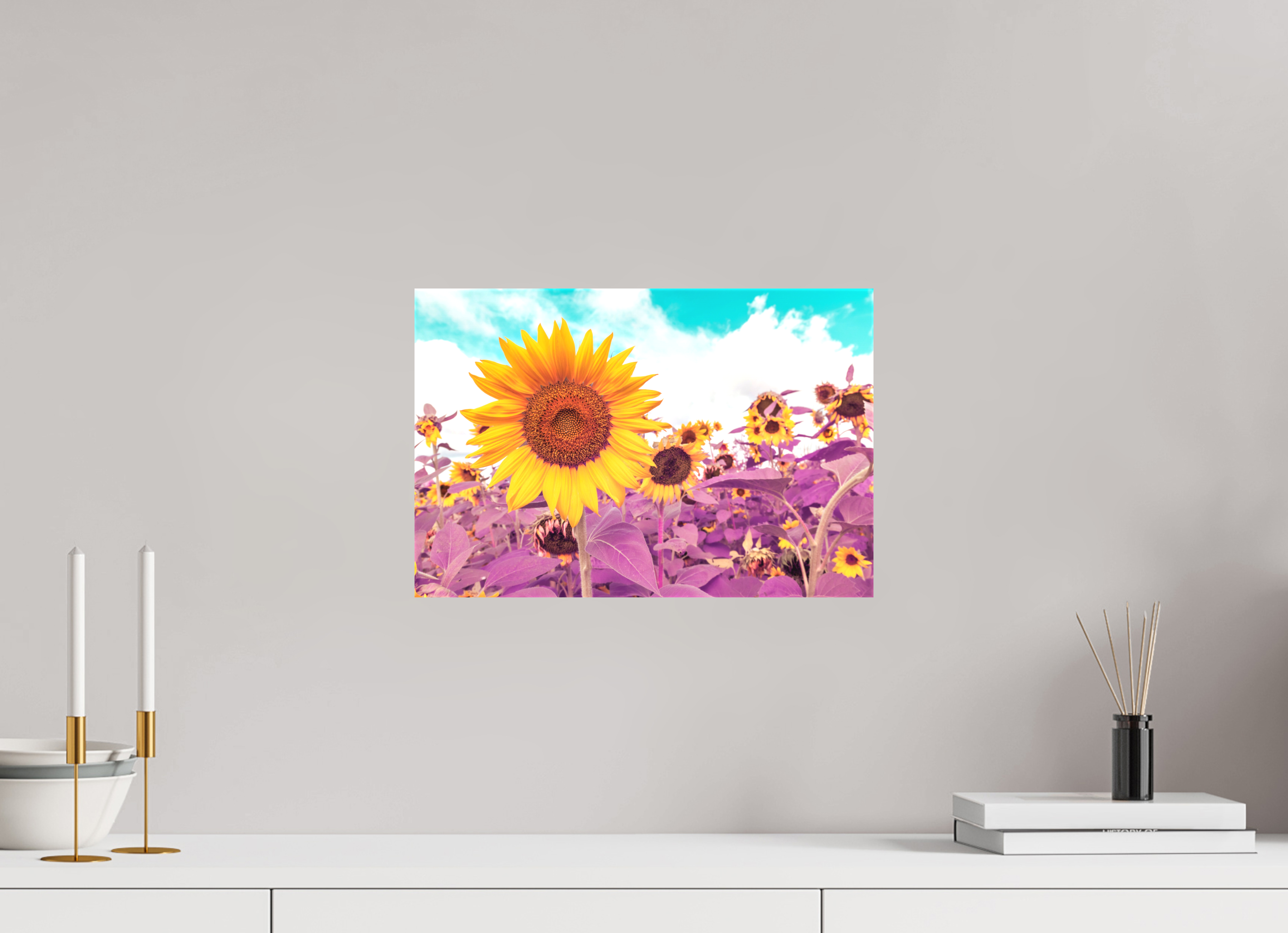 15 x 10″, Matte Canvas on Stretcher Frame 1.57 Sunflower