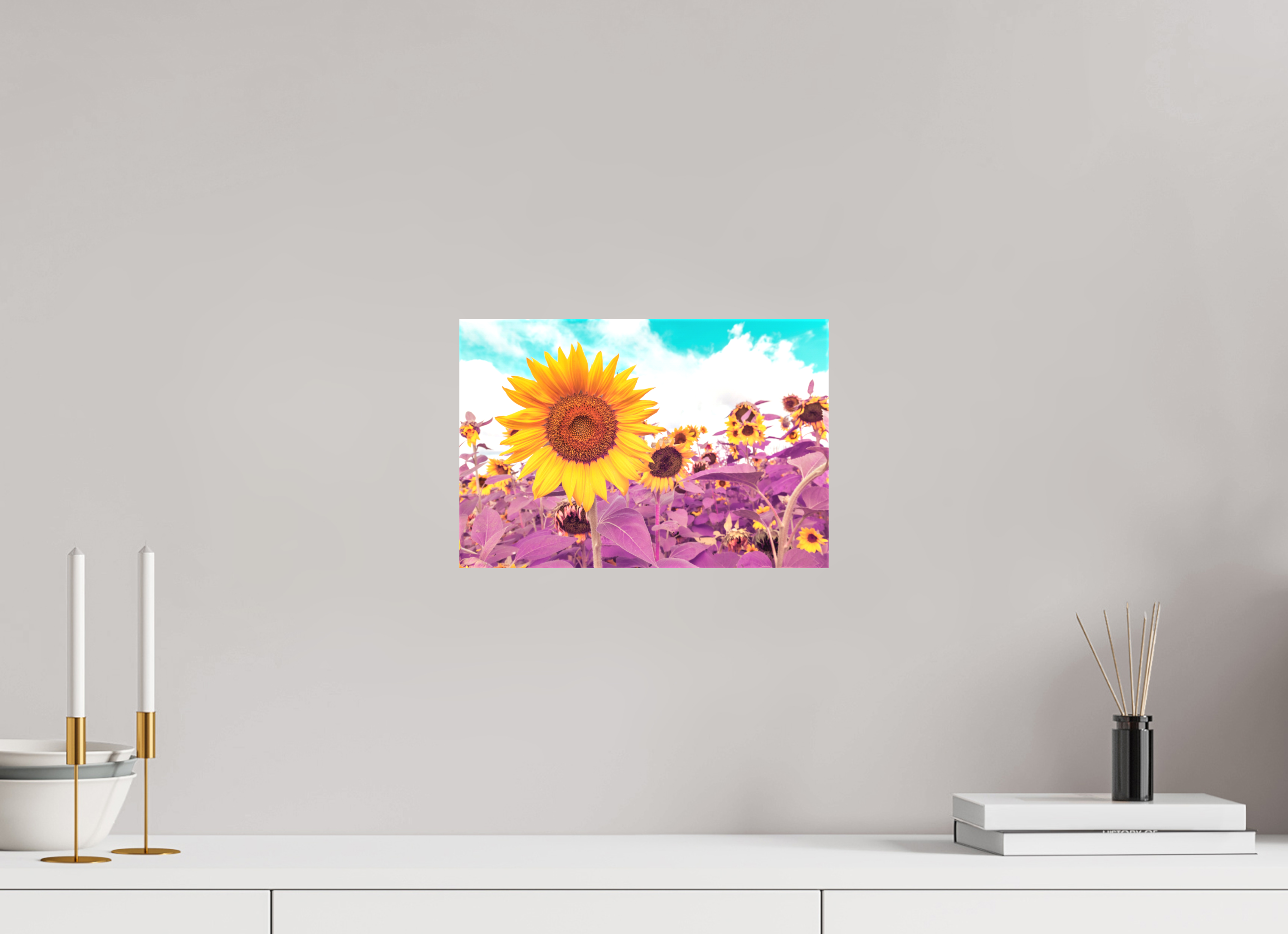 12 x 8″, Matte Canvas on Stretcher Frame 1.57 Sunflower