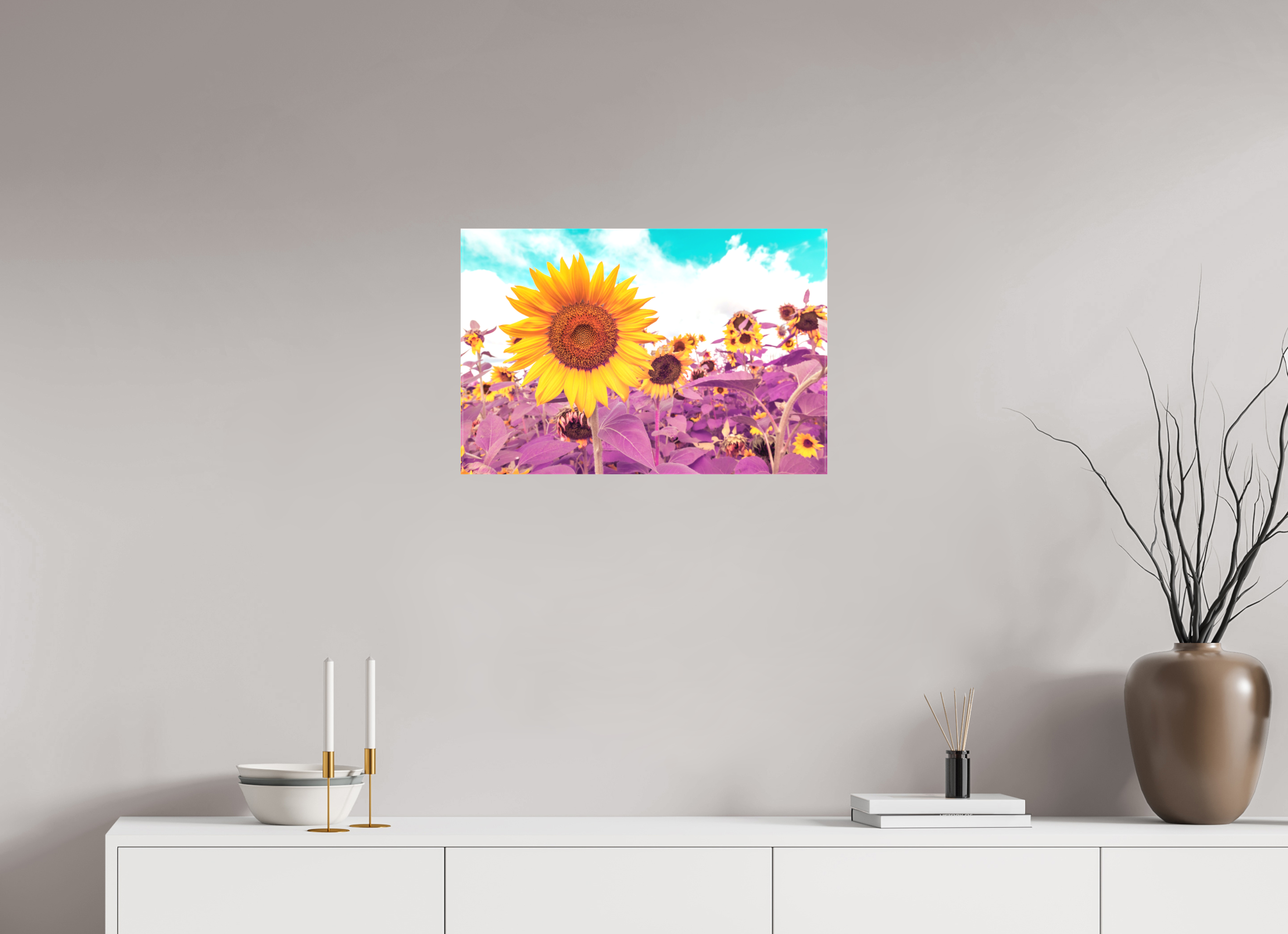 24 x 16″, Matte Canvas on Stretcher Frame 1.57 Sunflower