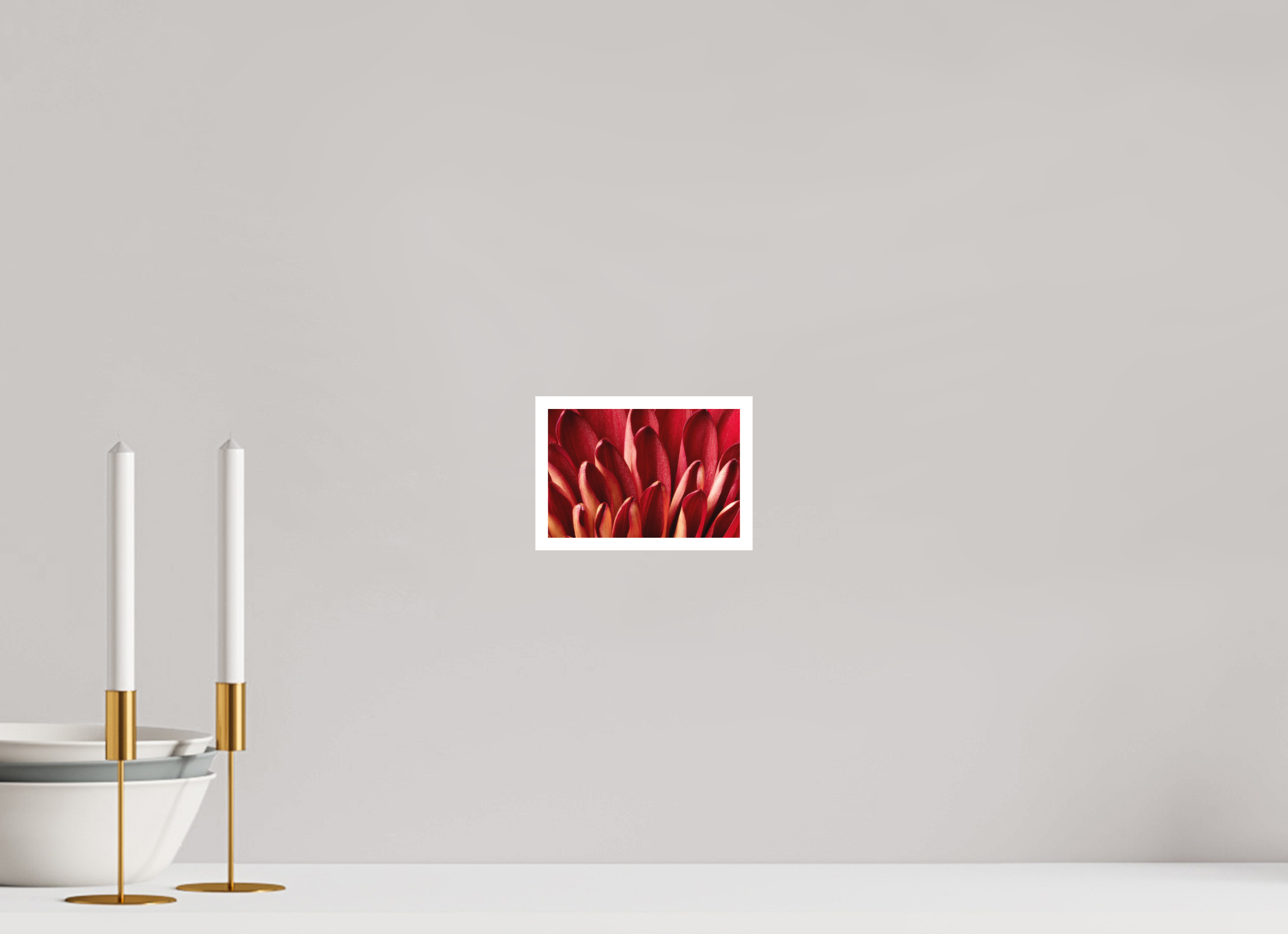 6 x 4″, Photo Print On Fuji Crystal DP II, Matte Red Mums Petals