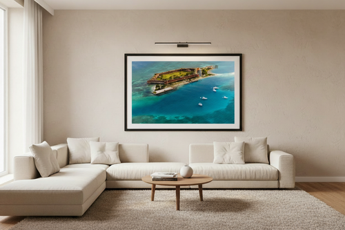 Fort Jefferson from Above — Living Room Mockup