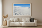 White Sands — Natural Wood Frame Mockup